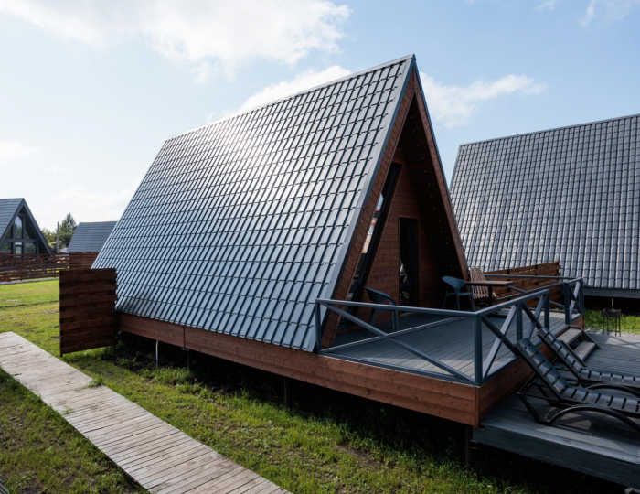 4-местные 2-комнатные апартаменты стандарт с 2 двуспальными кроватями - Загородный отель «Четыре сезона» Тамбов