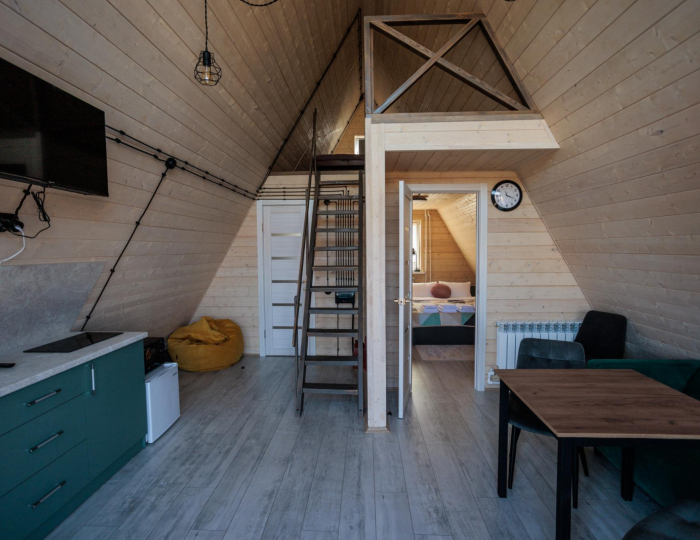 4-местные 2-комнатные апартаменты стандарт с 2 двуспальными кроватями - Загородный отель «Четыре сезона» Тамбов