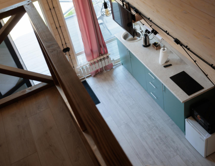 4-местные 2-комнатные апартаменты стандарт с 2 двуспальными кроватями - Загородный отель «Четыре сезона» Тамбов