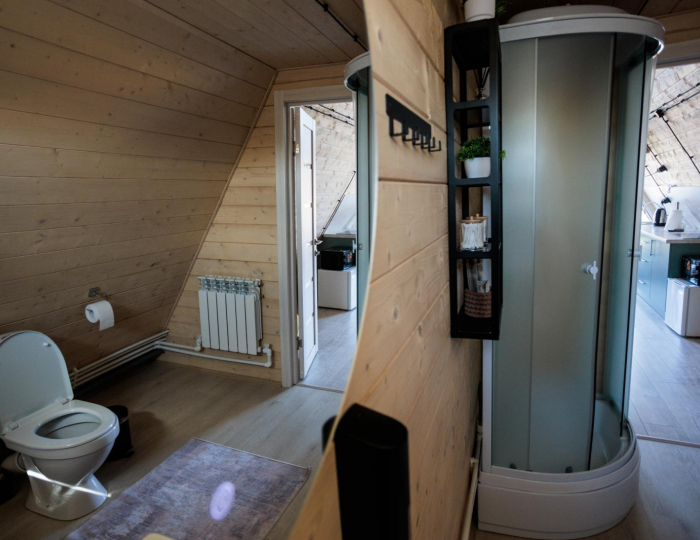 4-местные 2-комнатные апартаменты стандарт с 2 двуспальными кроватями - Загородный отель «Четыре сезона» Тамбов