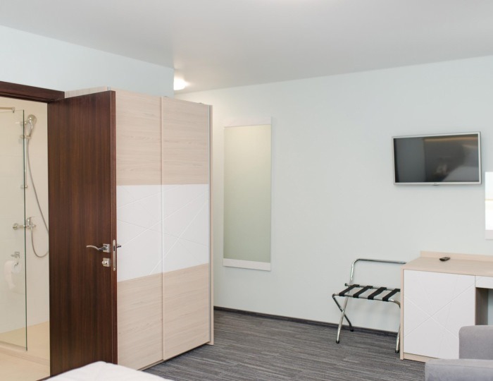 Номер стандарт с 1 двуспальной кроватью - Отель «Дерябинъ» Ижевск