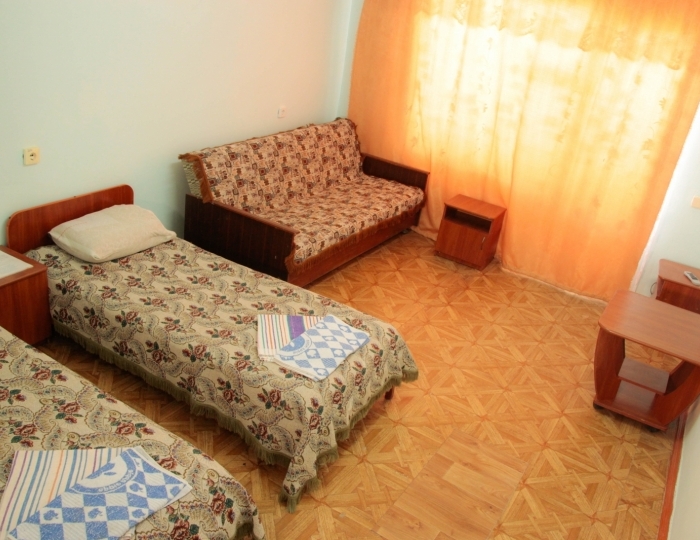Стандарт 2-местный 1-комнатный (боковой, без кондиционера) корпус 9 - Пансионат «Авангард» Николаевка