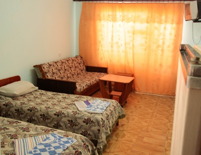 Стандарт 2-местный 1-комнатный (боковой, без кондиционера) корпус 9 - Пансионат «Авангард» Николаевка