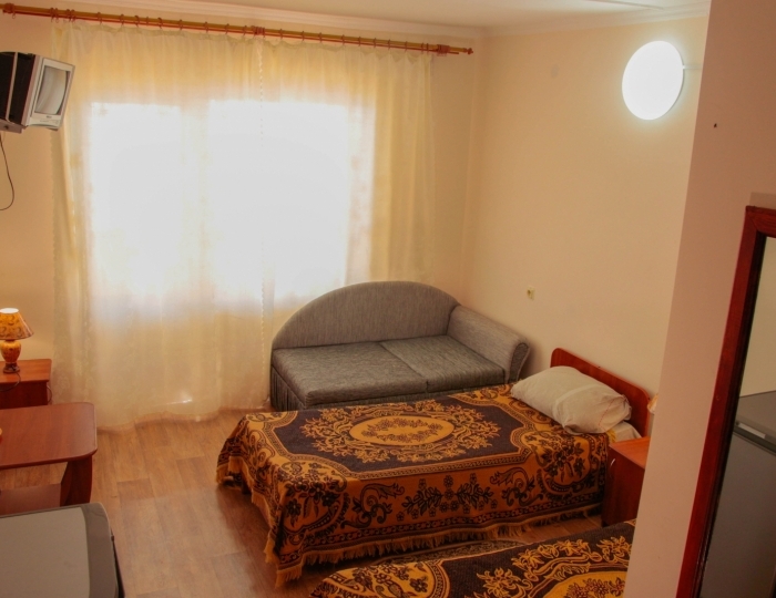 Стандарт 2-местный 1-комнатный (вид на море, кондиционер) корпус 9 - Пансионат «Авангард» Николаевка
