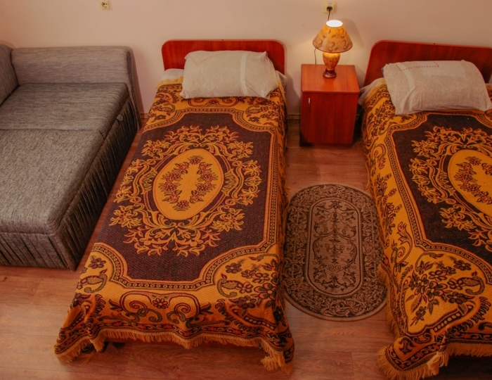 Стандарт 2-местный 1-комнатный (вид на море, кондиционер) корпус 9 - Пансионат «Авангард» Николаевка