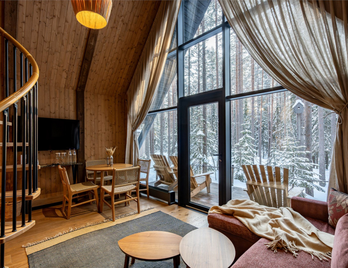 A-frame: просторный лодж с двумя спальнями - Отель «WE LODGE» Санкт-Петербург