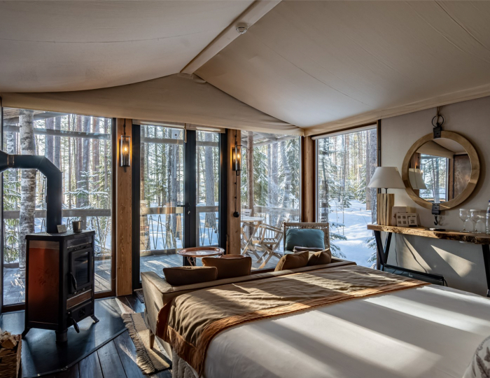 Лодж с террасой и зоной BBQ - Отель «WE LODGE» Санкт-Петербург