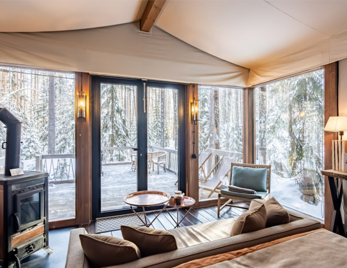 Лодж с увеличенной террасой. - Отель «WE LODGE» Санкт-Петербург