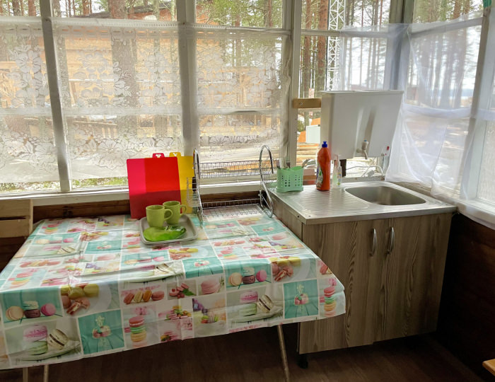 Дом Летний №4 4-местный - База отдыха «Северное сияние» Курмойла