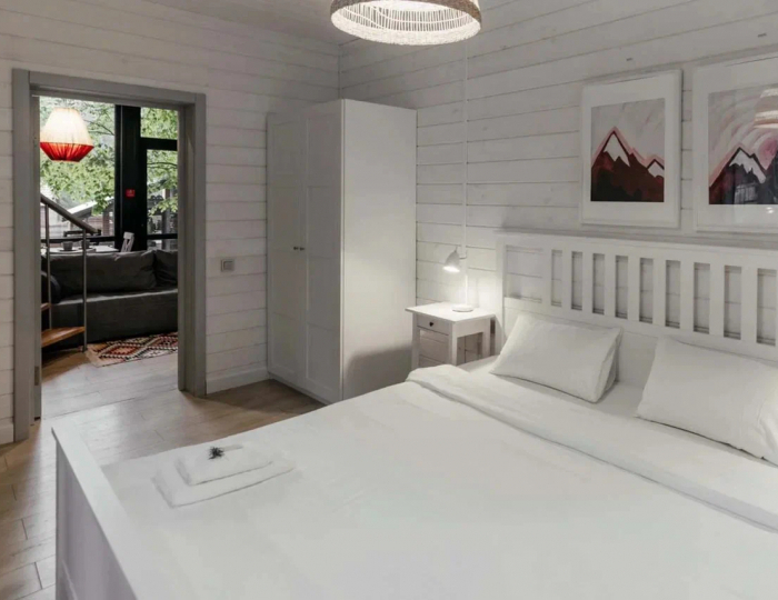 Villa Villa №1 2-этажная с мангальной зоной - Отель «Dreamland Villas / Дримлэнд Виллас» Архыз