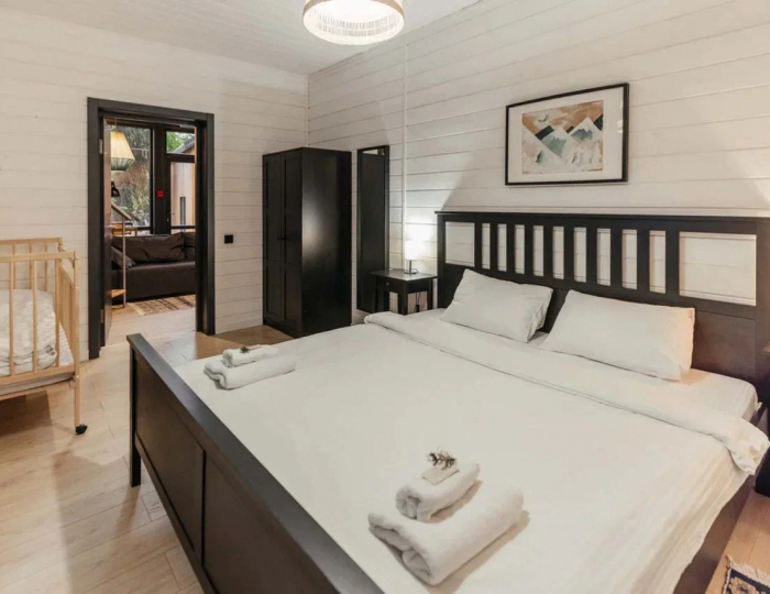 Villa Villa №2 2-этажная с мангальной зоной - Отель «Dreamland Villas / Дримлэнд Виллас» Архыз