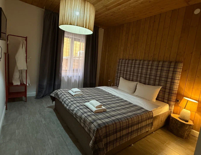 Дом Family house 2-комнатный с выходом на бассейн - Отель «Dreamland Villas / Дримлэнд Виллас» Архыз