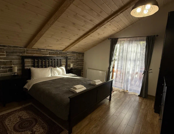 Дом Dream chalet с баней, сибирским чаном и тенисным кортом - Отель «Dreamland Villas / Дримлэнд Виллас» Архыз