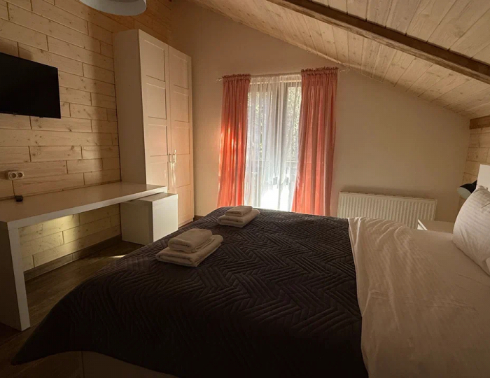 Дом Dream chalet с баней, сибирским чаном и тенисным кортом - Отель «Dreamland Villas / Дримлэнд Виллас» Архыз