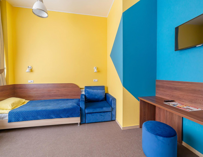 Номер эконом с 3 односпальными кроватями - Отель Life / Лайф Пенза