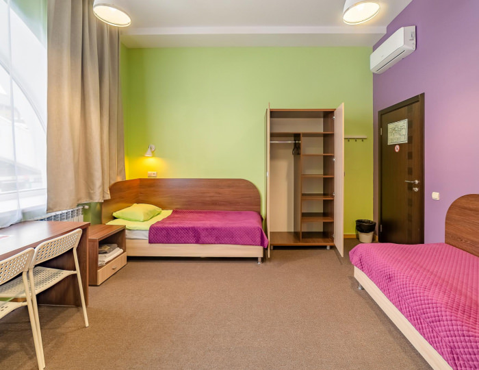 Номер эконом с 3 односпальными кроватями - Отель Life / Лайф Пенза