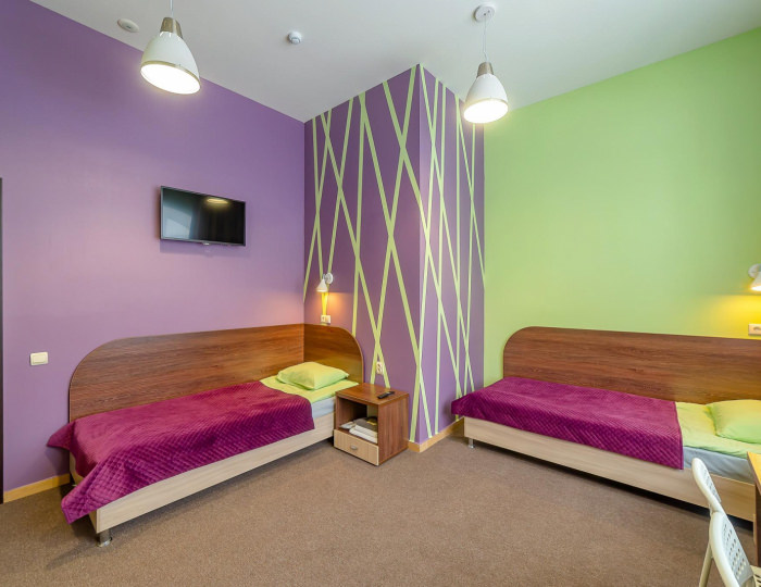 Номер эконом с 3 односпальными кроватями - Отель Life / Лайф Пенза