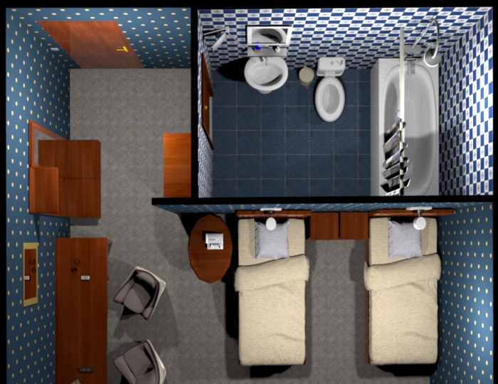 Номер стандарт с 2 односпальными кроватями - Гостиница «Орел»