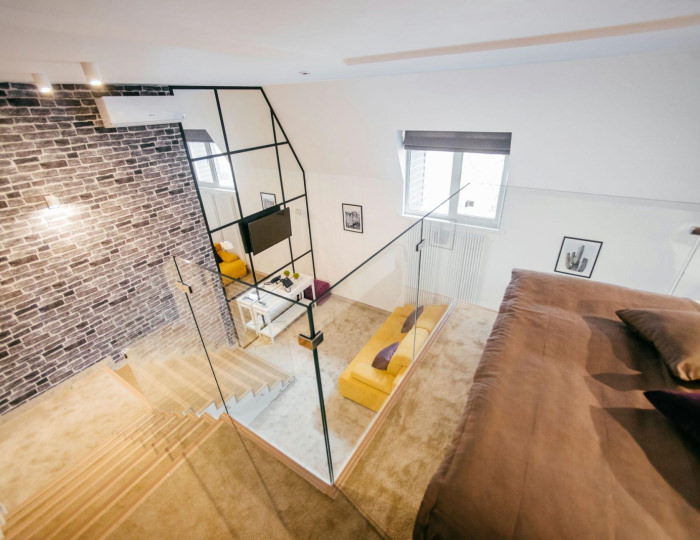 1-комнатные апартаменты студия (с завтраком) - Отель Loft-hotel / Лофт Орел