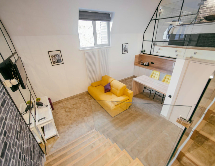 1-комнатные апартаменты студия (с завтраком) - Отель Loft-hotel / Лофт Орел