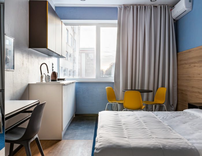 Апартаменты 3-местный с кухней - Гостиница Greenfeel Hotel / Гринфил Великий Новгород