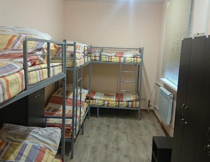 Кровать в 6-местном общем номере - Хостел Hostel Fresh / Фрэш Архангельск