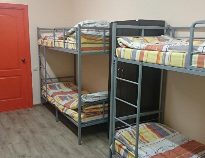 Кровать в 6-местном общем номере - Хостел Hostel Fresh / Фрэш Архангельск