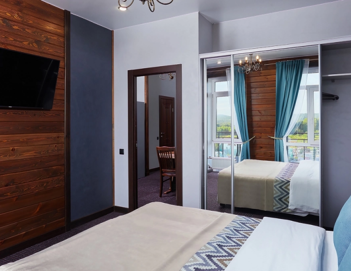 Апартаменты Тип "В" 2-местный  2-комнатный - Арт-отель Sports Residence / Спорт Резиденс Миасс