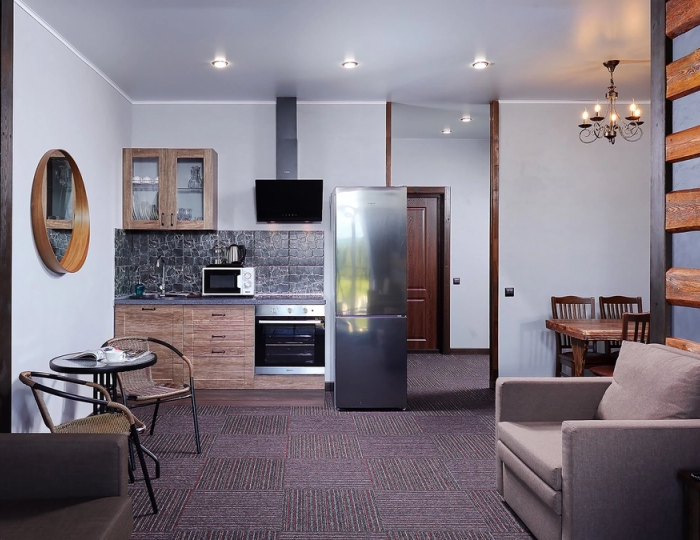 Апартаменты Тип "В" 2-местный  2-комнатный - Арт-отель Sports Residence / Спорт Резиденс Миасс