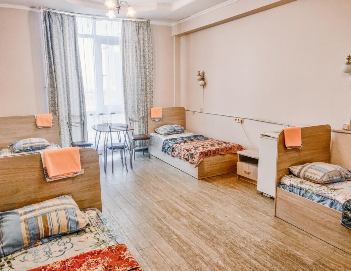 Кровать в 4-местном общем номере - Отель Smart Hotel KDO Красноярск / Смарт КДО Красноярск
