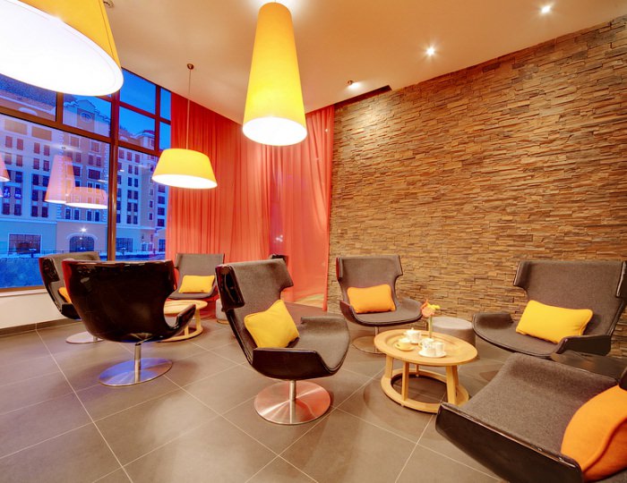 Лобби-бар - Отель Park Inn by Radisson Rosa Khutor / Парк Инн Рэдиссон