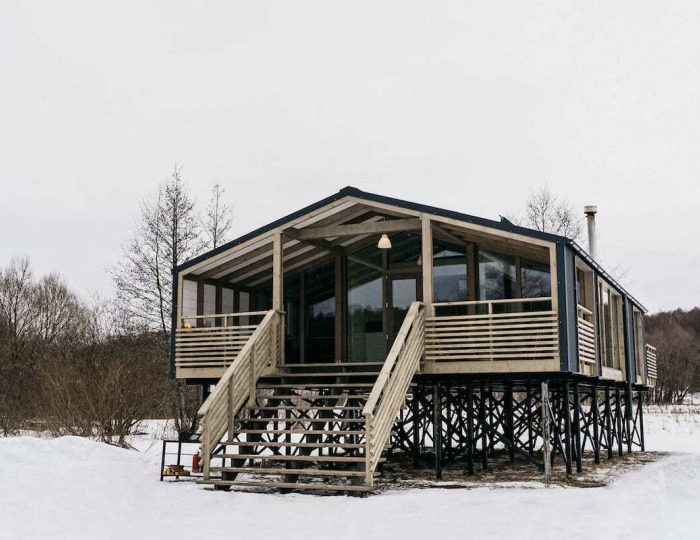 Коттедж 5-местный Rider House - Загородный отель Pine River / Пайн Ривер Восход