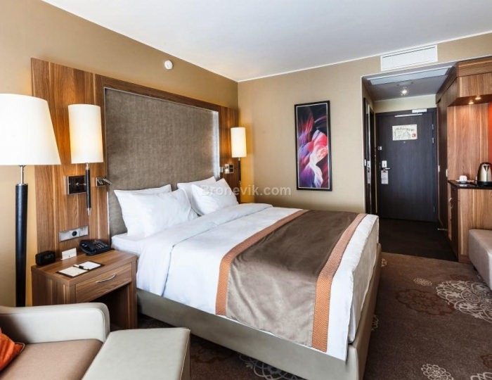 Номер стандарт с 1 двуспальной кроватью - Отель DoubleTree by Hilton Tyumen / Даблтри Хилтон Тюмень